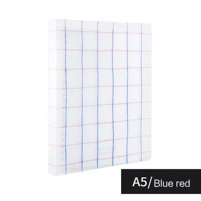 A5 blue red Япония KOKUYO Макарон записная книжка с отрывными листами внутреннее ядро A5 B5 с кольцевым разъемным механизмом, блокнот дневник связующего офисные школьные принадлежности, блокноты - Цвет: A5 blue red