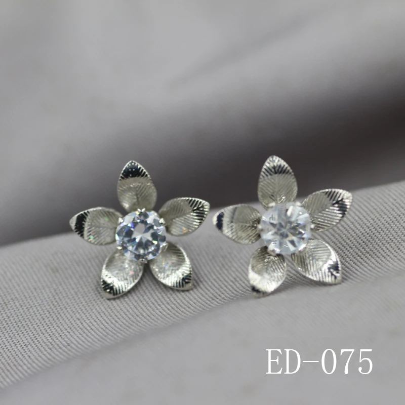 Бесплатная доставка серьги серия Han лепестки Фиолетовый Кристалл женские