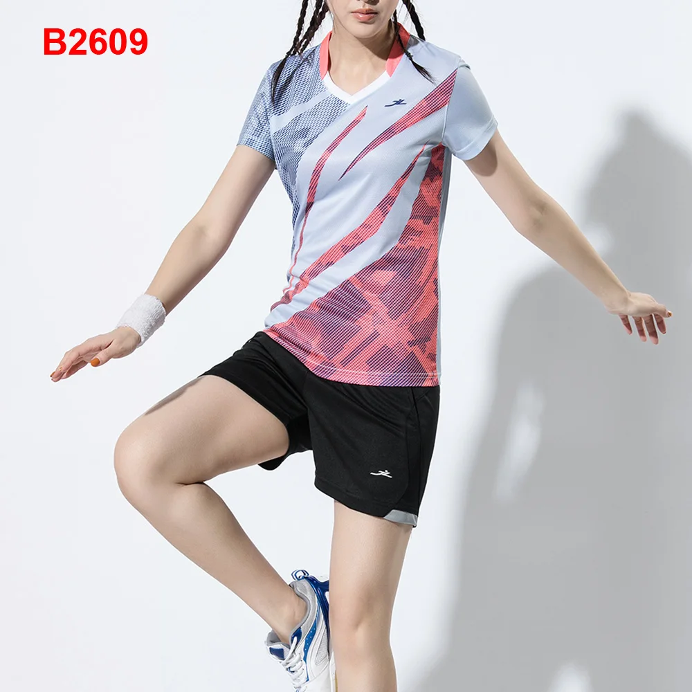 Женская одежда для бадминтона Qucik, спортивные комплекты, одежда для тенниса, одежда для бадминтона, комплекты одежды для тенниса, спортивные костюмы