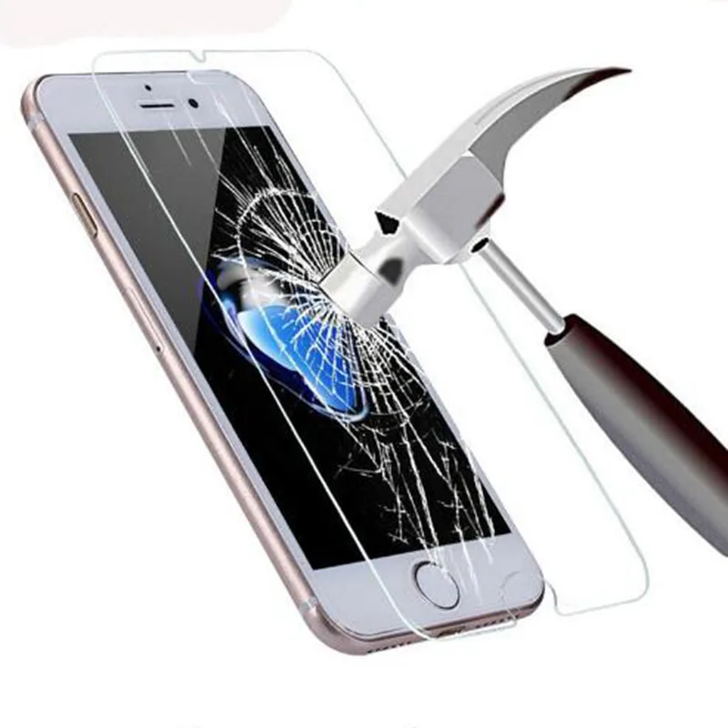 Закаленное стекло для iPhone 7 Plus 4 4S 5 5S SE 6 6S 8 стекла X защитное стекло|Защитные стёкла