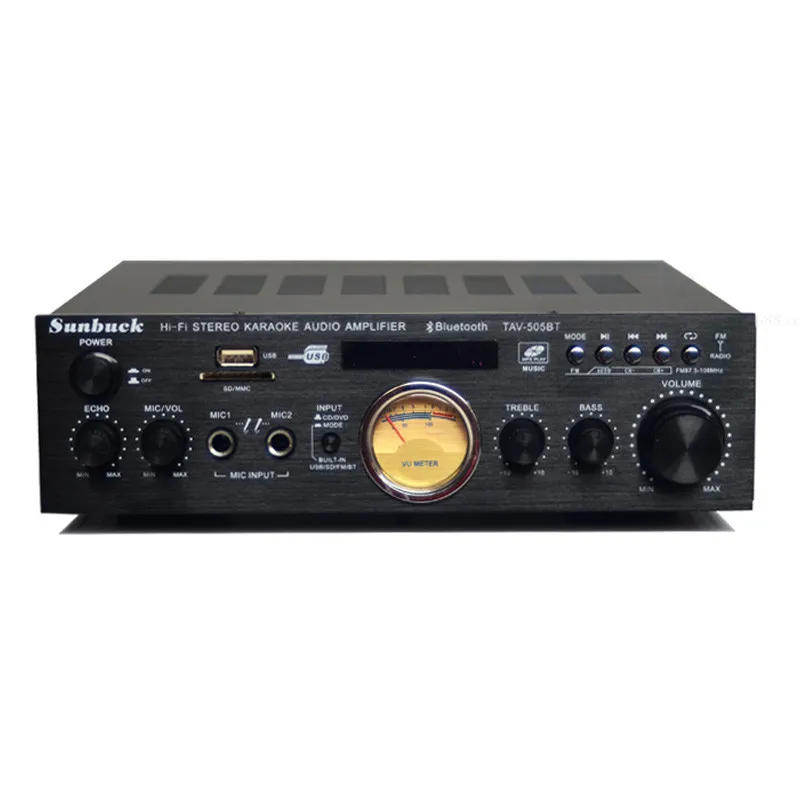 USB SD карта fm-радио Bluetooth 300 Вт+ 300 Вт 2,0 пульт дистанционного управления KTV Караоке автомобильный домашний аудио цифровой AV усилитель