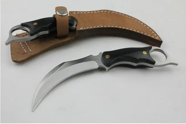 United knfie karambit 440C фиксированное лезвие коготь открытый кемпинг охотничий нож для