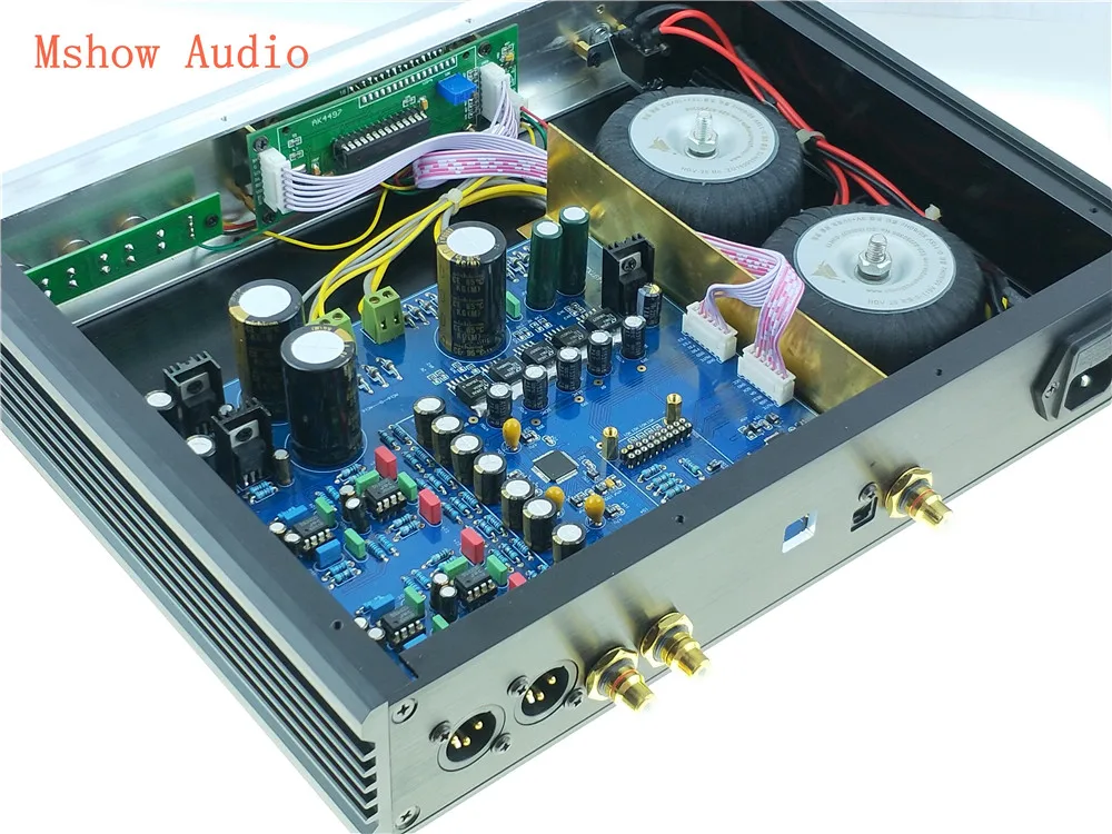 Готовые AK4497 AK4497EQ Двойной ЦАП DSD HIFI аудио цифро аналоговый конвертер xmos XU208 или Amanero