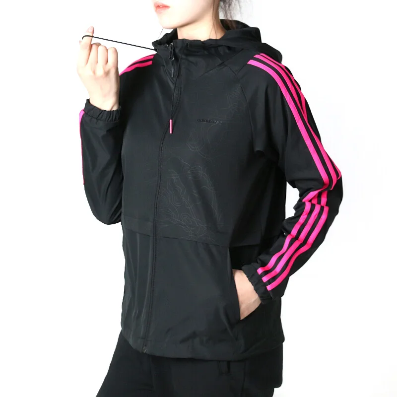 Оригинальное новое поступление 2018 Женская куртка с капюшоном Adidas Neo Label W CS