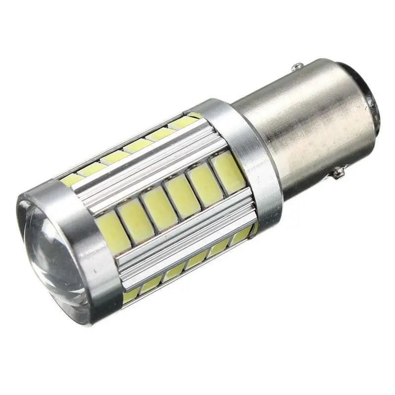 1157 BAY15D P21/5 W 33 SMD 5630 5730 Автомобильные светодиодные лампы аварийной остановки, задние лампы, автомобильные задние лампы заднего хода белого цвета