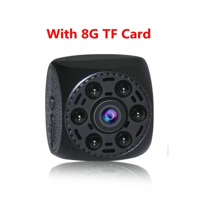 With 8G TF Card Vandlion wifi сеть P2P мини камера видео камера диктофон детектор движения мини видеокамера SMS Сигнализация цифровой рекордер A10 - Цвет: With 8G TF Card