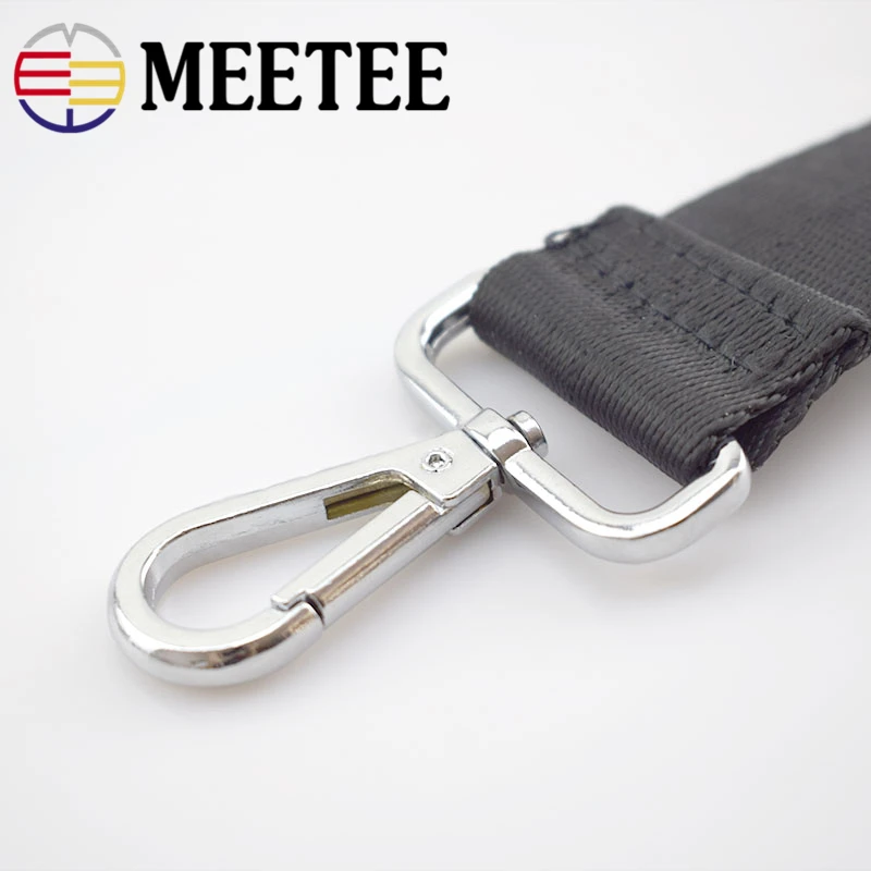 4 шт. Meetee Чемодан Пряжка 16/20/26/32/38 мм сумки на ремешке металлические карабины воротник Пряжка Карабин DIY Швейные ключ пуговицы с цепочкой
