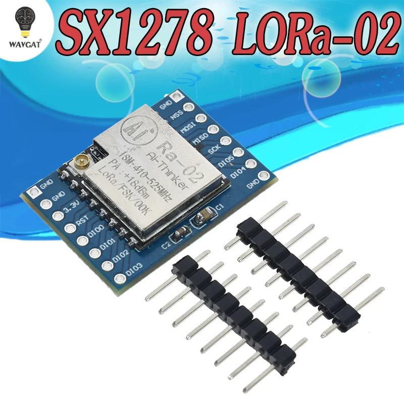 SX1278 LoRa модуль 433 м 10 км Ra 02 Ai Thinker беспроводной спектр распространения разъем для