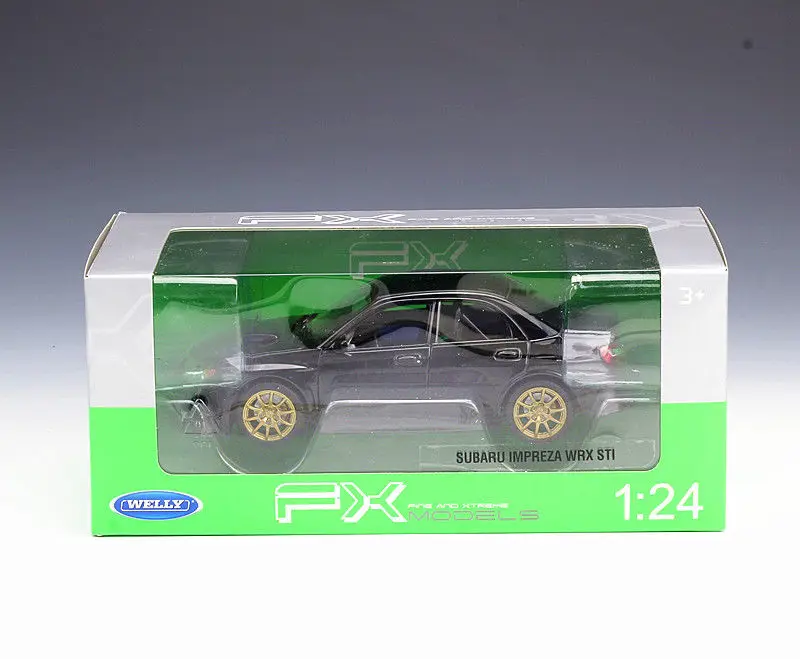 Welly 1:24 Subaru Impreza WRX STI литая модель спорта гоночный автомобиль Транспортное