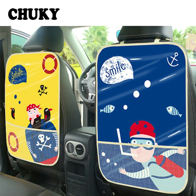 Защитный чехол на спинку сиденья CHUKY для Peugeot 206 307 308 508 Volvo S60 s90 xc90 s80 BMW E46 E39 E90