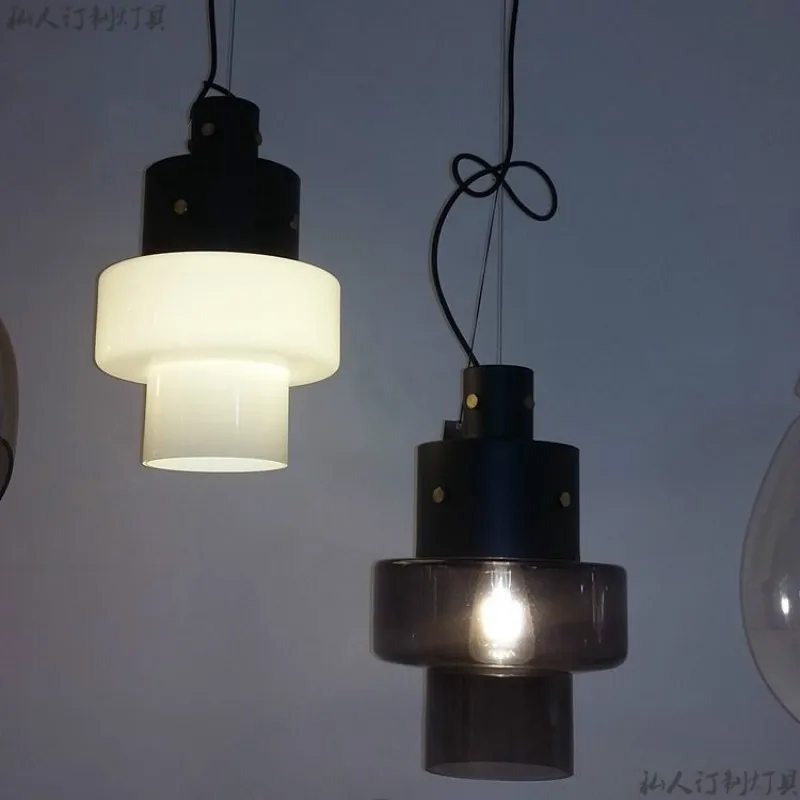 Подвесная лампа E27 светодиодная из закаленного стекла для столовой гостиной