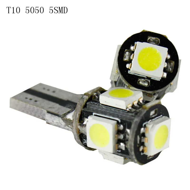 С декодированием DC12V Светодиодные фонари 5SMD 5050 авто светодиодные
