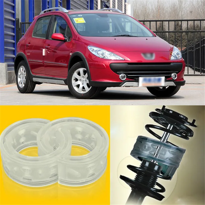 2 шт. супер мощный передний амортизатор катушки пружинная Подушка буфер для Peugeot