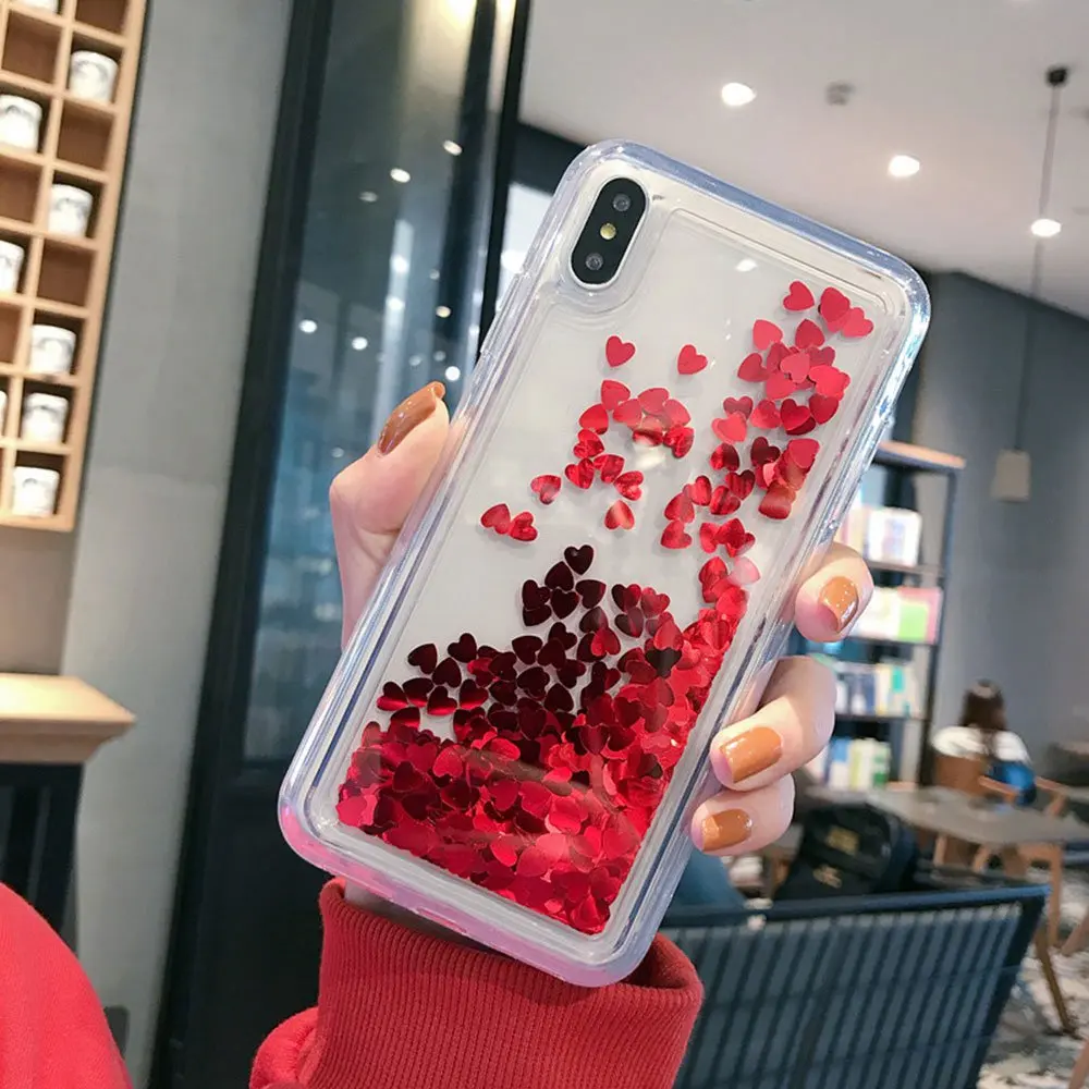 Чехол для телефона зыбучие пески iPhone 7 Plus 8 X XS XR Xs MAx чехол ПК 6 6s простой блестящий |