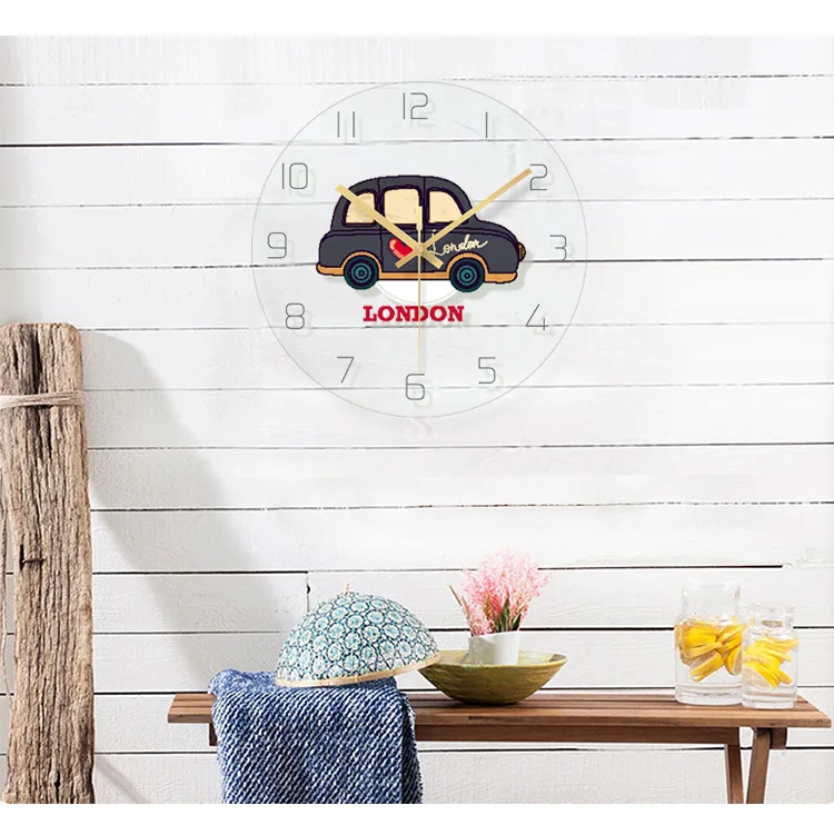 1pcs ins wall decoration living room home Arabic digital clock creative trend fashion modern minimalist art bedroom children | Дом и сад
