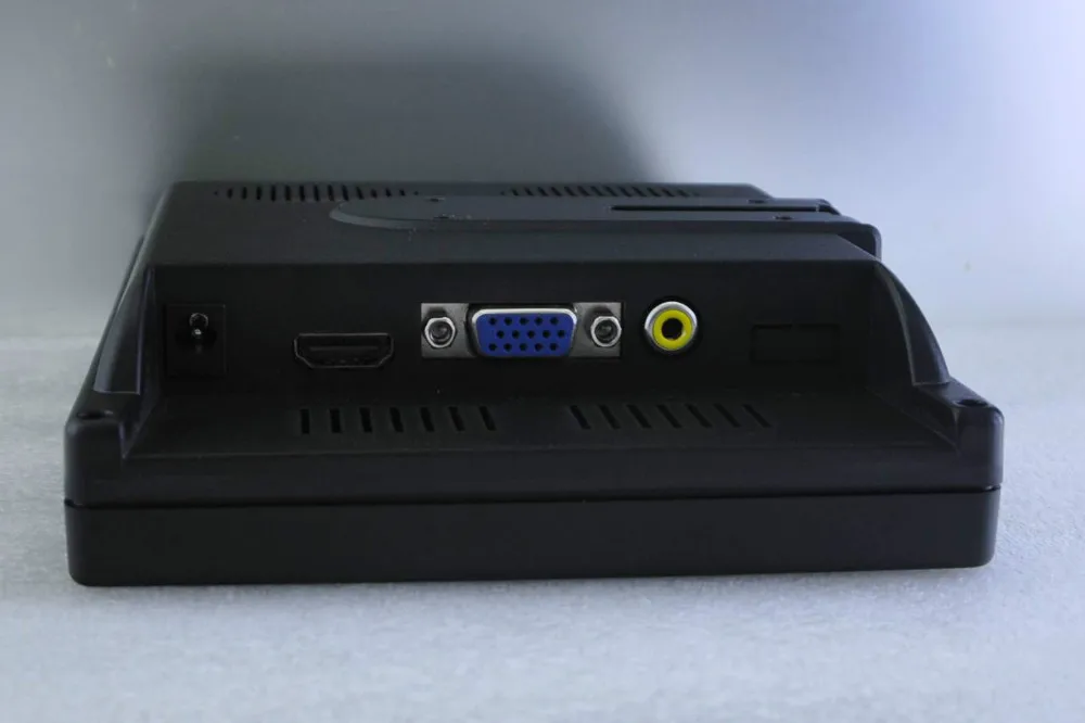 HD 1280*800 " цветной TFT светодиодный автомобильный монитор заднего вида с VGA, HDMI, видео входом для камеры заднего вида DVD VCD