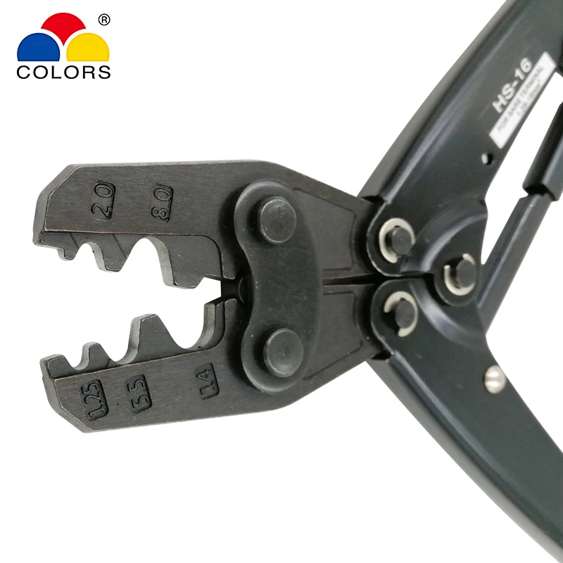 HS-16 crimping plier for non-insulated terminals (Point type) Japanese style capacity 1.25-16mm2 16-5AWG electrical tools | Инструменты