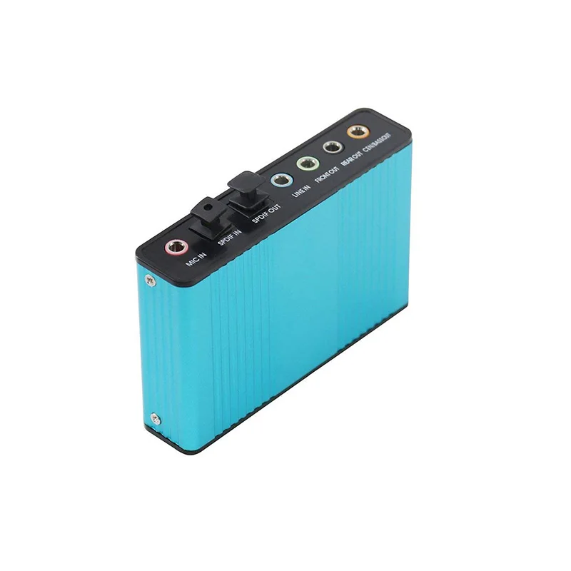 Профессиональная внешняя звуковая карта USB 5 1 с объемным звуком 2 0 Внешняя плата