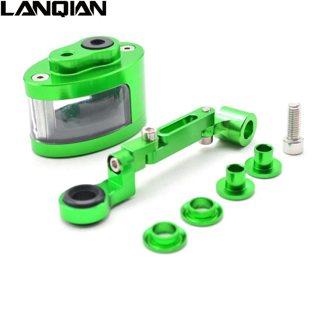 Green With Bracket Мотоцикл с ЧПУ Тормозная муфта цилиндрический резервуар жидкость масло чашки Кронштейн для Honda CRF1000L Африка Твин CBF1000 XRV 750 гром - Цвет: Green With Bracket
