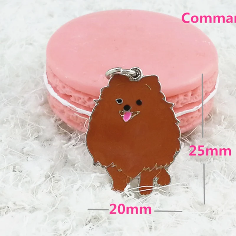 Pomeranian брелки для собак брелок ног автомобиля шармы с собакой животным Брелки