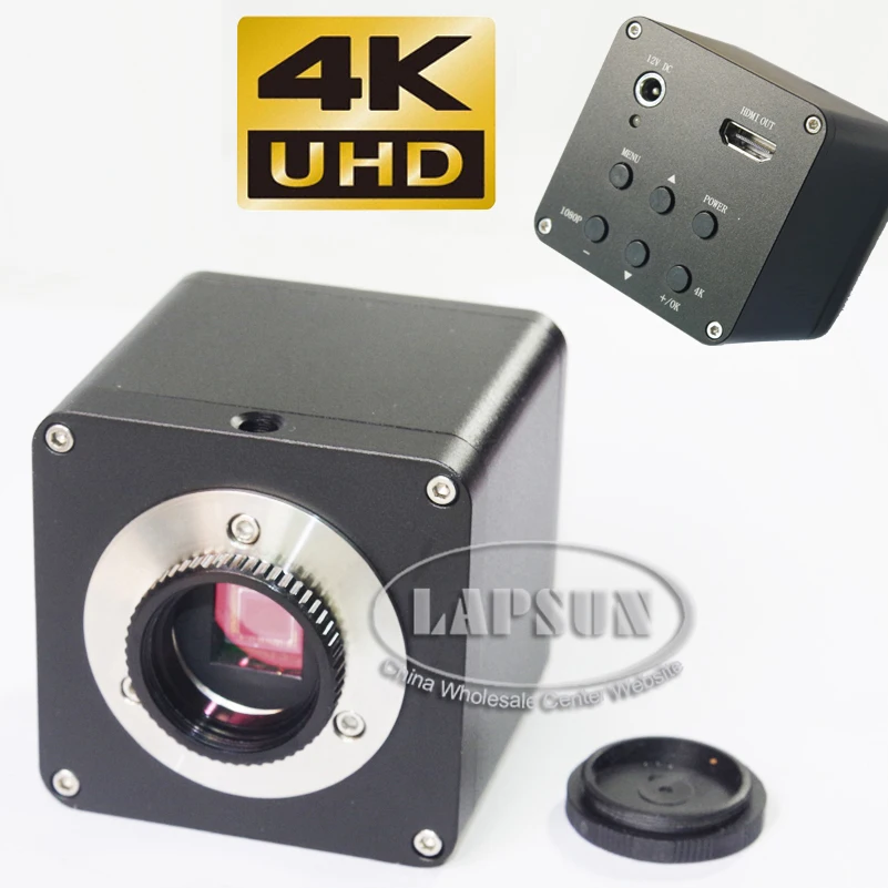 4K UHD HDMI 1080P@ 60fps FHD промышленный микроскоп Цифровая видеокамера C-Mount соединение