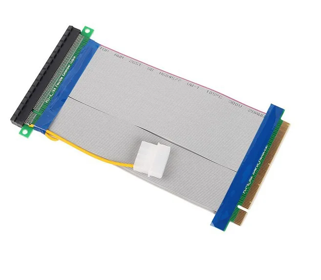 2 шт./лот PCI E pci e Express X16 карта расширения Гибкий Ленточный удлинитель Кабель с