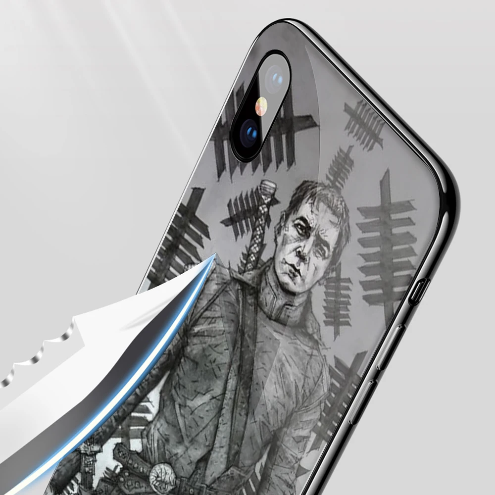 Мягкий чехол из закаленного стекла для iPhone 6 6s 7 8 Plus X 5|Бамперы| |