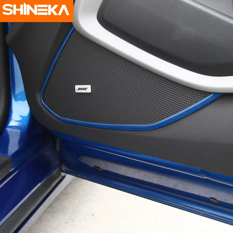 SHINEKA ABS 4 цвета интерьер двери сперкер украшение отделка 6 поколения для Chevrolet Camaro