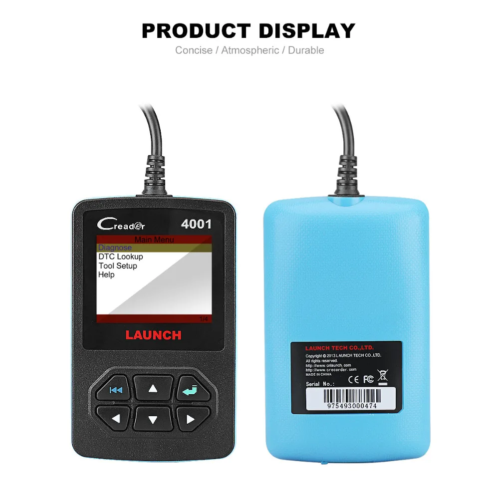 Считыватель кода запуска CR4001 OBDII протоколы небольшой диагностический