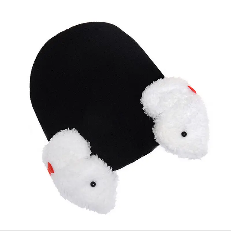 2019 Детские аксессуары зимняя детская Шапка-бини с кроличьими ушками | Детская