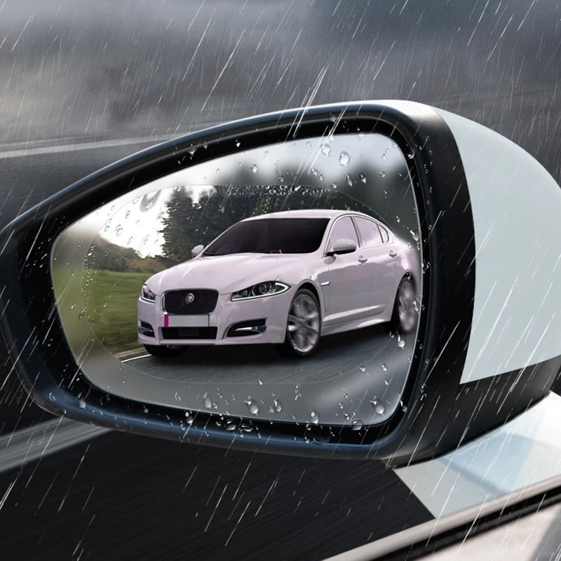 2 шт. автомобильная противотуманная Антибликовая пленка для зеркала заднего