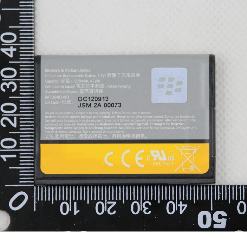 5 шт. аккумулятор для телефона Blackberry Jennings фонарь 2 9810 9800 Torch Slider FS1 1270 мАч | Мобильные