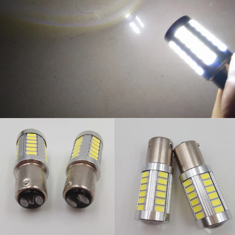 6 шт. Автомобильные светодиодные лампы 1156 BA15S BAY15D 1157 P21W 33 5630|car light|bulb ledbulbs p21w |