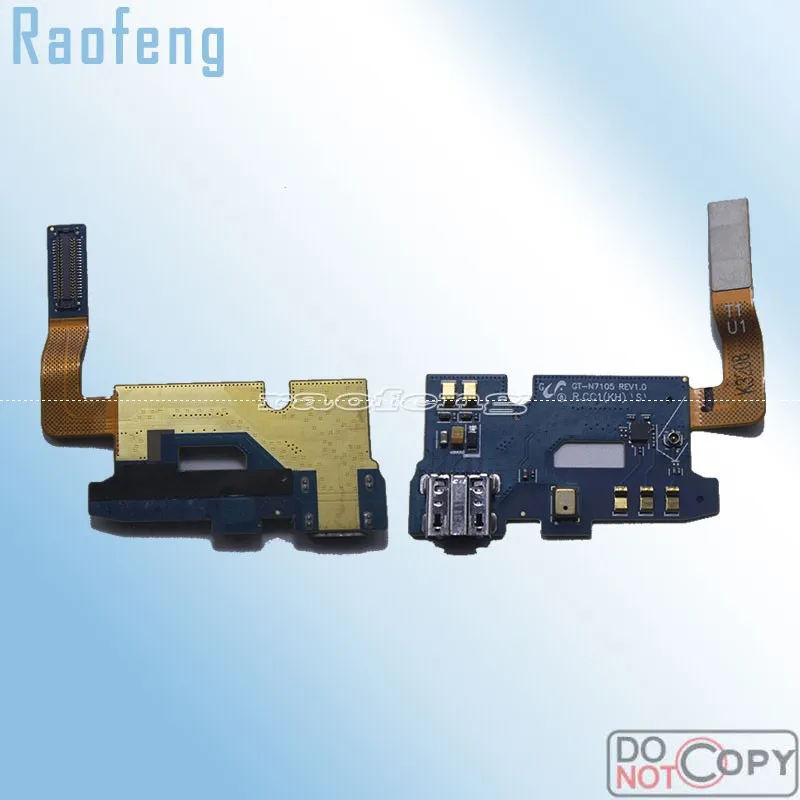 Raofeng для Samsung Galaxy Note 2 II N7100 N7102 N7105 E250S E250K USB Порты и разъёмы Зарядное устройство зарядки Порты и разъёмы Dock Connector flex c