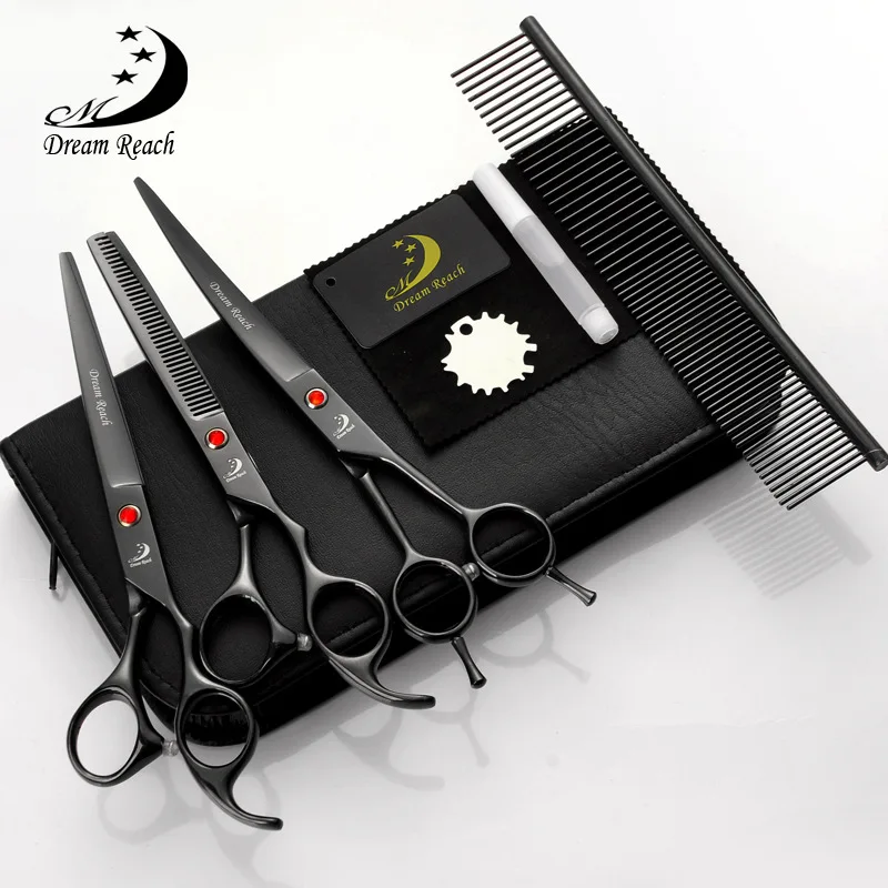 4 шт. профессиональные ножницы для стрижки питомцев 7 дюймов|professional pet grooming