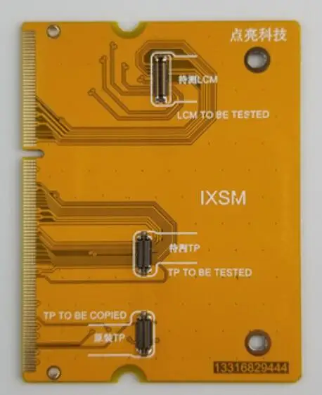 XS MAX Single board DL100 ЖК-экран универсальный тест er для 6s 7 7p 8 8p IPHONE X/XS/XR/XSMAX тест восстановление цвет 3D сенсорный дисплей восстановление - Цвет: XS MAX Single board