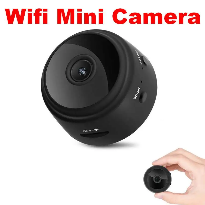 HD 1080P Портативная WiFi IP мини камера ночного видения P2P Беспроводная микро веб-камера видеокамера видеомагнитофон Удаленный просмотр датчик движения