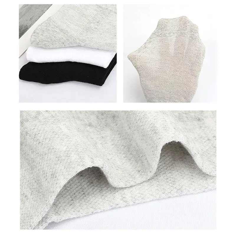 Мужские летние хлопковые носки тонкие сетчатые деловые белого цвета стильные