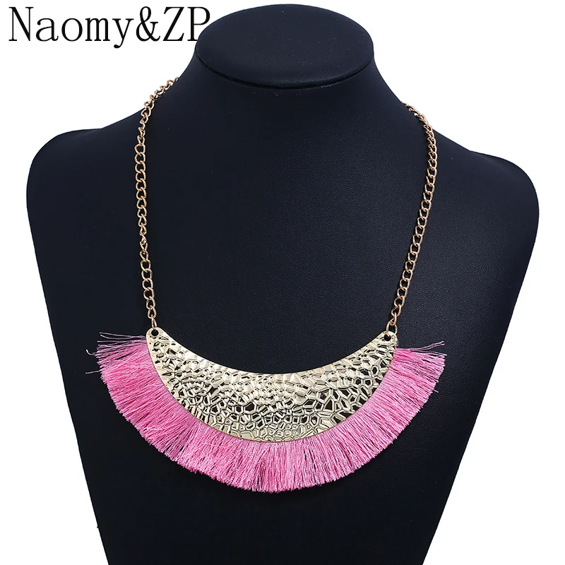 Ожерелье Naomy &amp ZP с кисточками для женщин длинное богемное ожерелье в стиле бохо