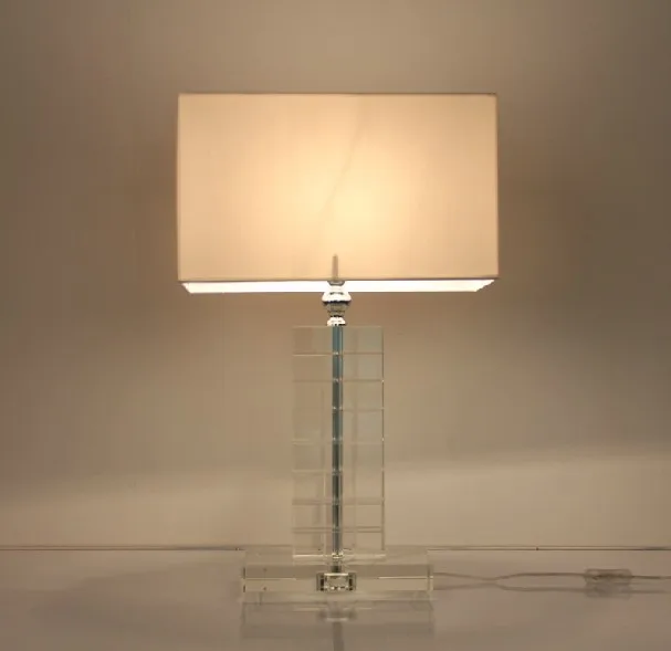 TUDA Светодиодная настольная лампа Европейский кристалл для гостиной спальни