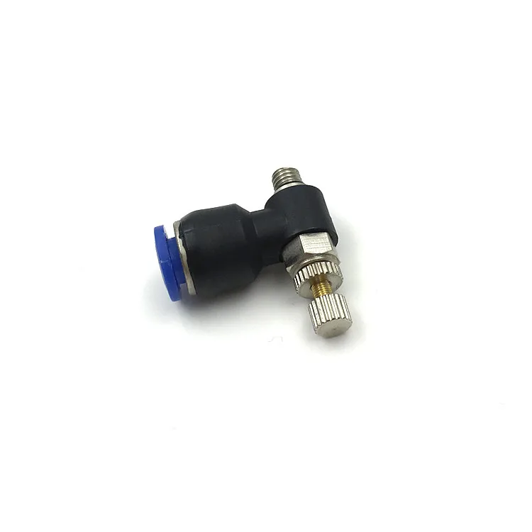 Пневматический регулятор скорости 8 мм 6 10 12 OD трубка шланга 1/4 &quotBSP 1/8&quot 3/8 &quot1/2&quot
