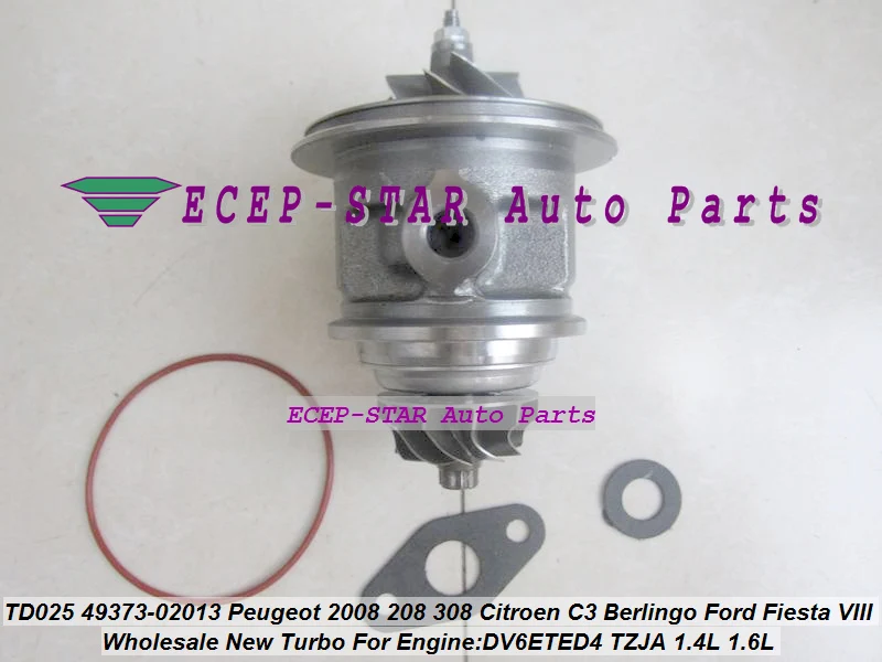 Турбокартридж CHRA 49373 02013 02003 02002 0375Q9 для Citroen C3 Berlingo 2 Peugeot 2008 208 308 DV6ETED4 л HDI|turbo