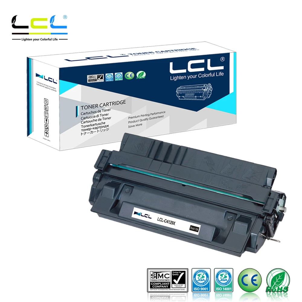 Тонер картридж LCL 29X C4129X C4129 4129X (1 упаковка черный) совместимый с HP LaserJet
