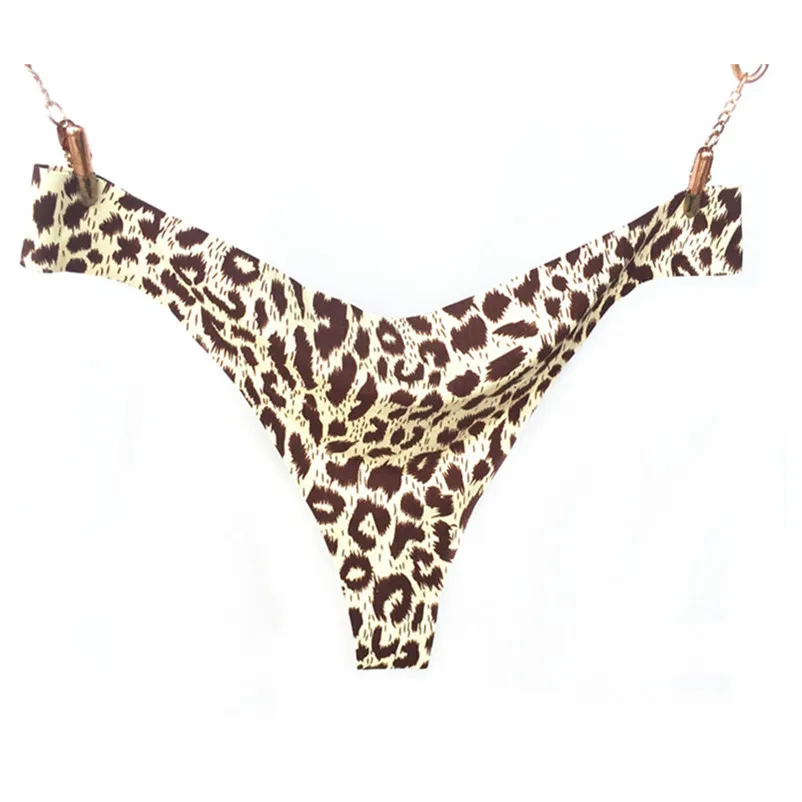 Невидимое бесшовное нижнее белье женские трусики танга из спандекса с