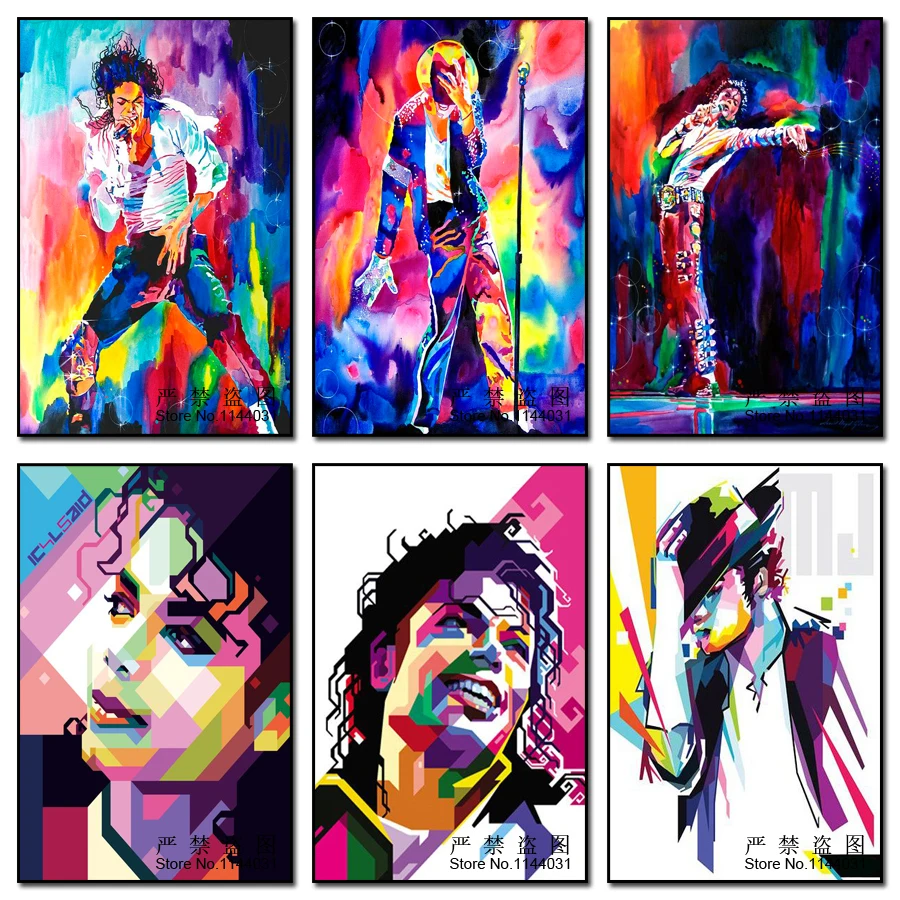5D алмазная вышивка цветная живопись портрет сделай сам полная Майкл Джексон