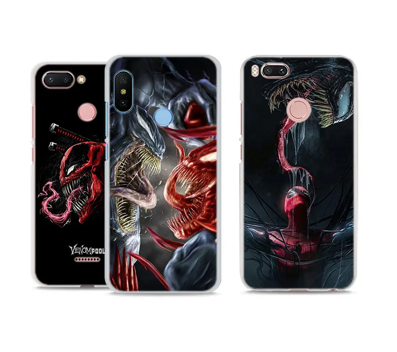 Чехол для телефона Venom MARVEL s для Xiao mi Red mi Note 7 5 6Pro 4X5 5A 6A mi A1 A2 8 Lite жесткий чехол-накладка