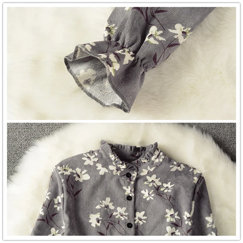 Новинка 2018 модные женские весенне-осенние вельветовые платья в стиле ретро со