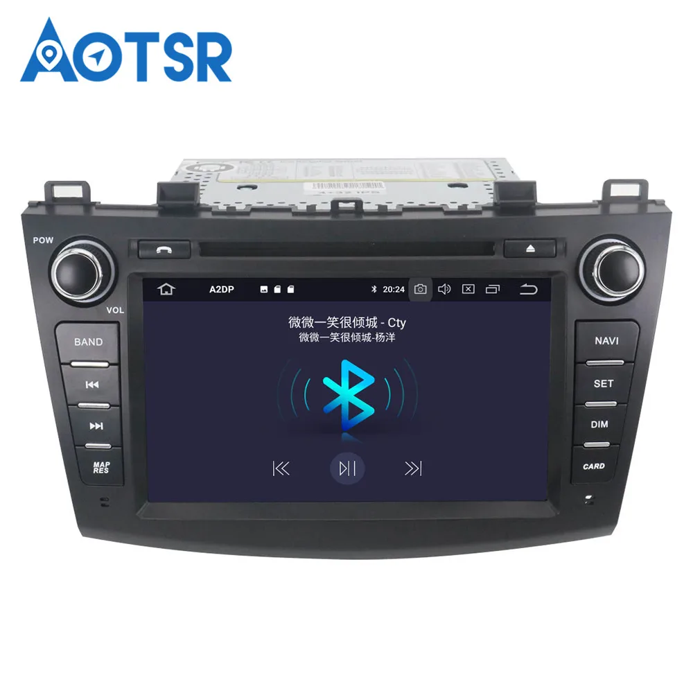 2 Din IPS Android 9 0 4 Гб + 32 ГБ машинный DVD проигрыватель для Mazda3 Axela/ Mazda 32009 2012