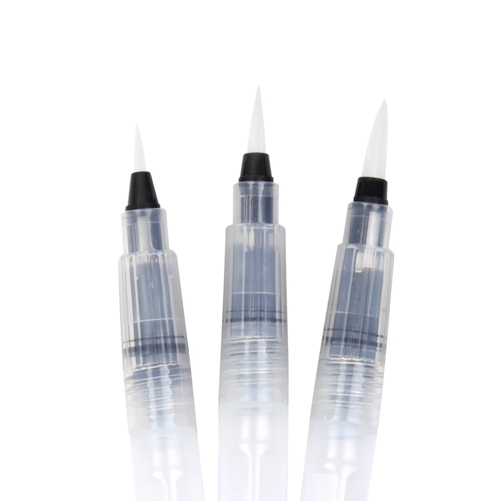 6 шт./компл. акварель мягкие плоские и Круглые Искусственные маркеры