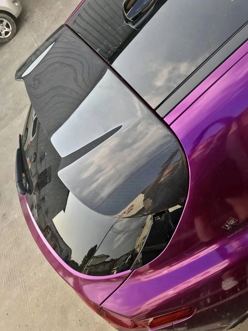 Для Alfa Romeo Stelvio спойлер из углеродного волокна задний спойлер багажника черный отделка Quadrifoglio Verde SD Стиль